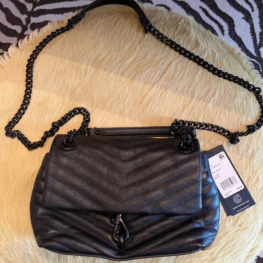Elegant Black Quilted Women's Bag